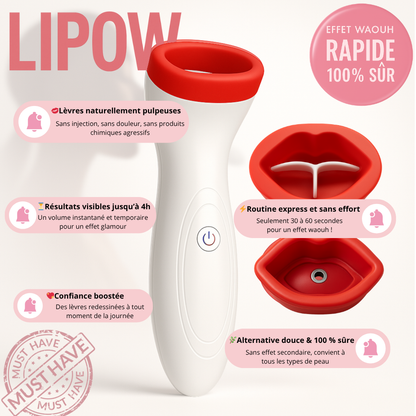 Lipow – Repulpeur de Lèvres Instantané