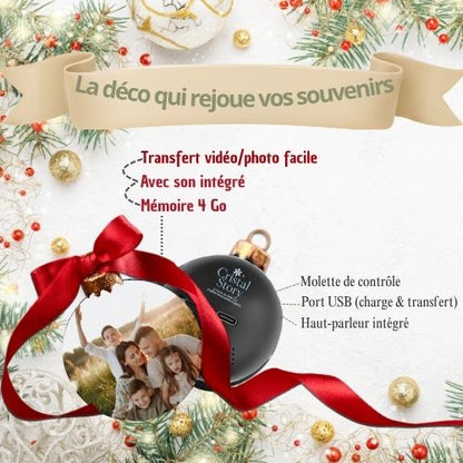 Sphère à écran intégré (vidéos/photos + son)