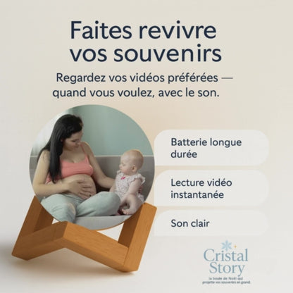 Sphère à écran intégré (vidéos/photos + son)